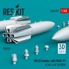 RESKIT RS48-0497 Mk.83 bombs with MAU-91 (4 pcs) (3D printed) 1/48